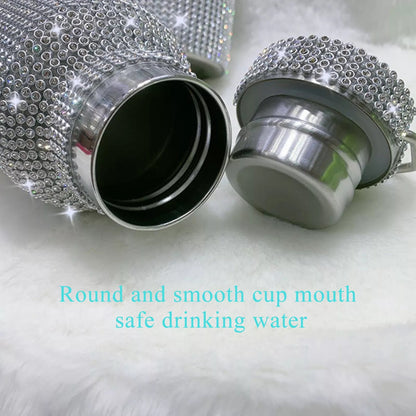Bling Diamond Insulated Stainless Thermos Bottle